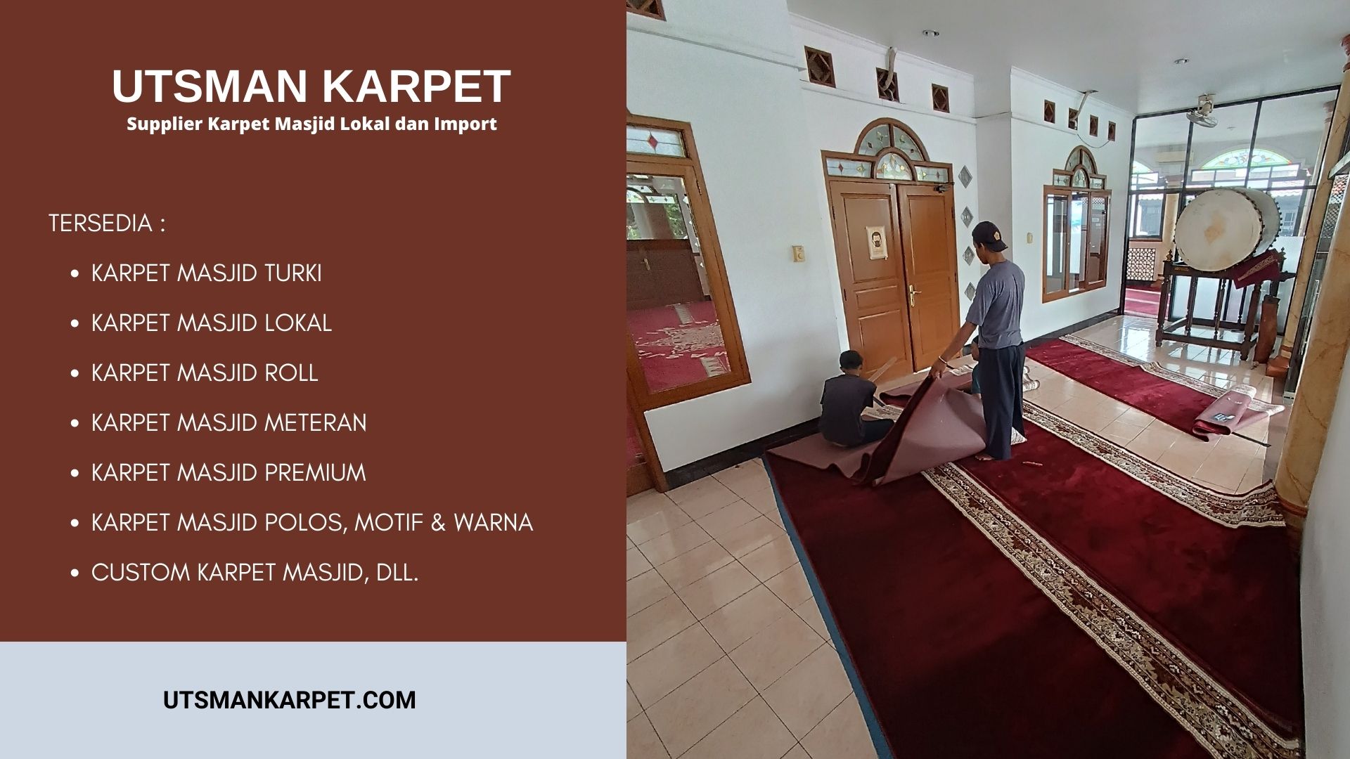Harga karpet masjid di Bekasi